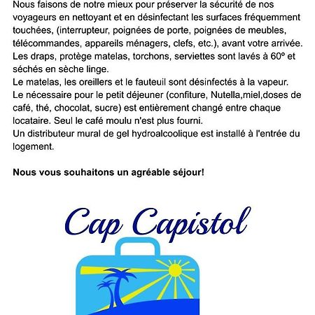 אגדה Cap Capistol Studio Avec Terrasse, Vue Port מראה חיצוני תמונה